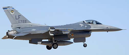 General Dynamics F-16C Block 42H Fighting Falcon 90-0722 of the 309th Fighter Squadron Wild Ducks